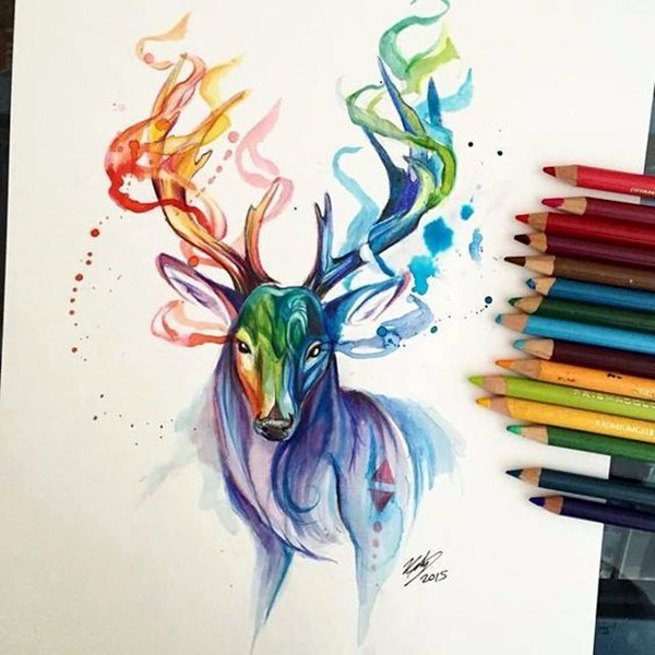 40 Color Pencil Drawings To Having You Cooing With Joy - Bored Art