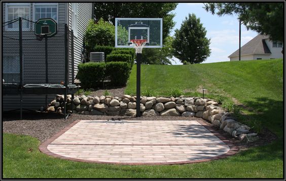 Backyard Basketball Court Ideas To Help Your Family Become ...