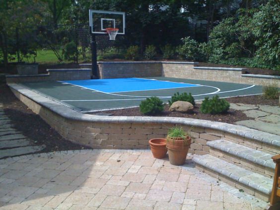 Backyard Basketball Court Ideas To Help Your Family Become ...