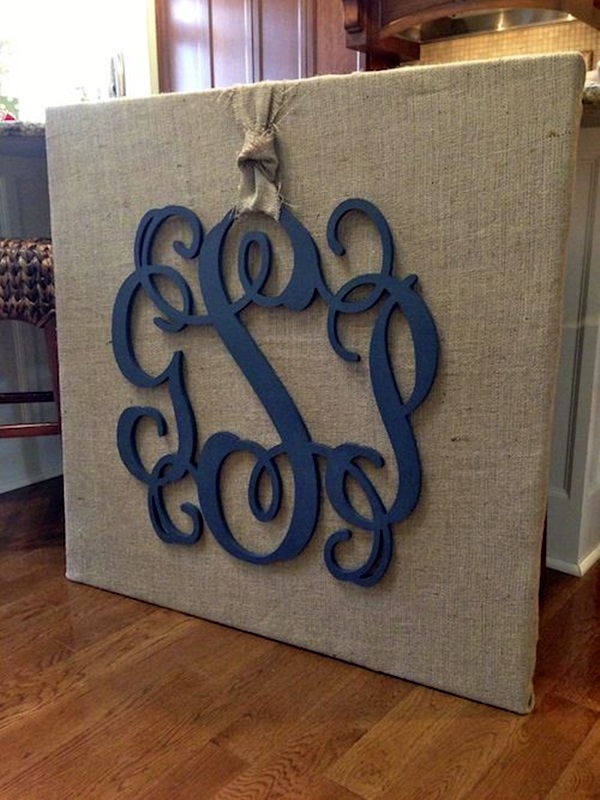 40 Creative Monogram Wall Art Ideas