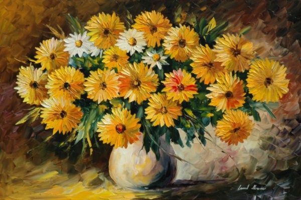 40 Beautiful Paintings Of Flowers Bored Art