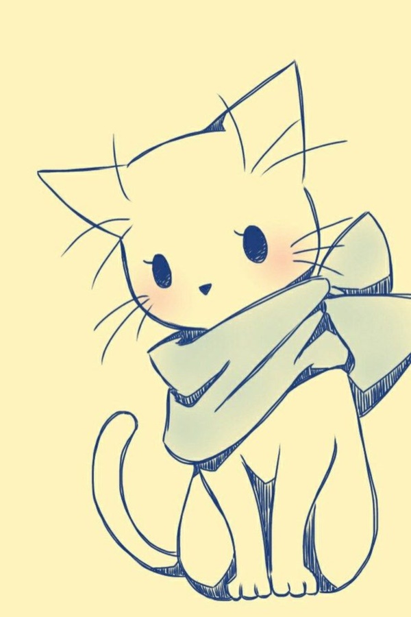 40 Simple Cat drawing Examples anyone Can Try