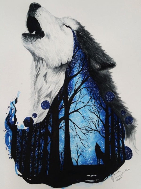Majestic Wolf Paintings that will Leave You Amazed