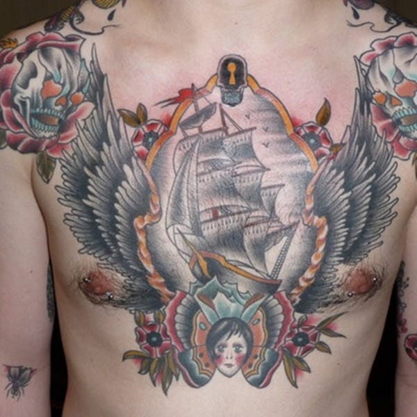 Chest Tattoos (6)