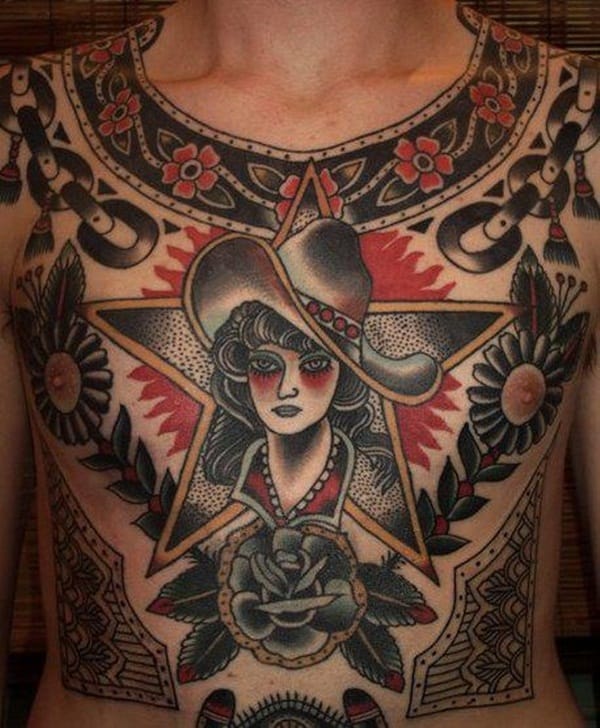 Chest Tattoos (9)