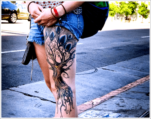 Upper Thigh Tattoos For Girls (1)