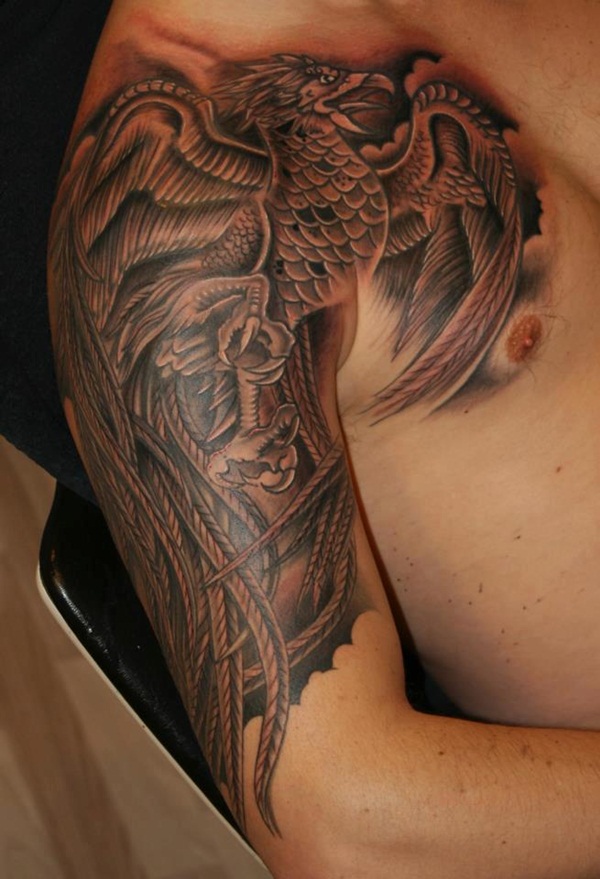 phoenix tattoo meaning and Designs For Men and Women (19)