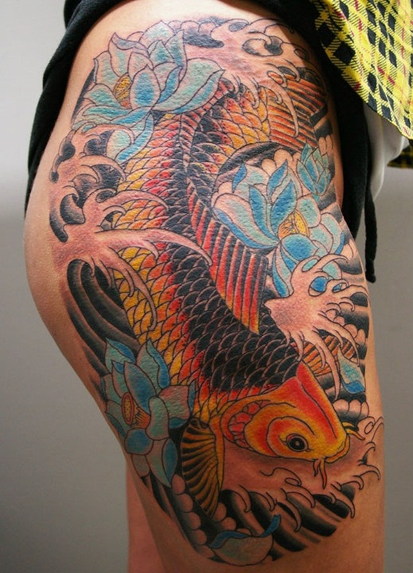 Koi tattoo meaning and Designs For Men and Women (1)