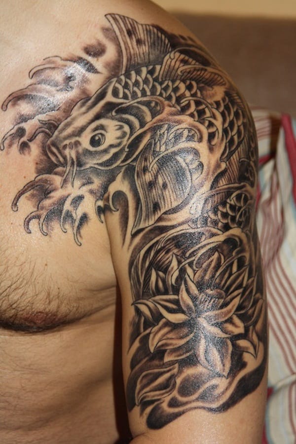 Koi tattoo meaning and Designs For Men and Women (2)