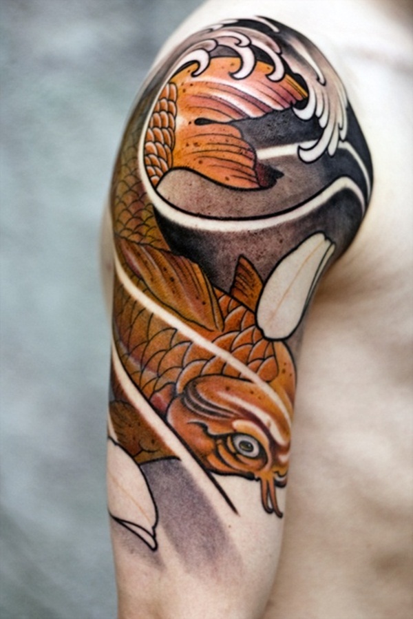 Koi tattoo meaning and Designs For Men and Women (27)