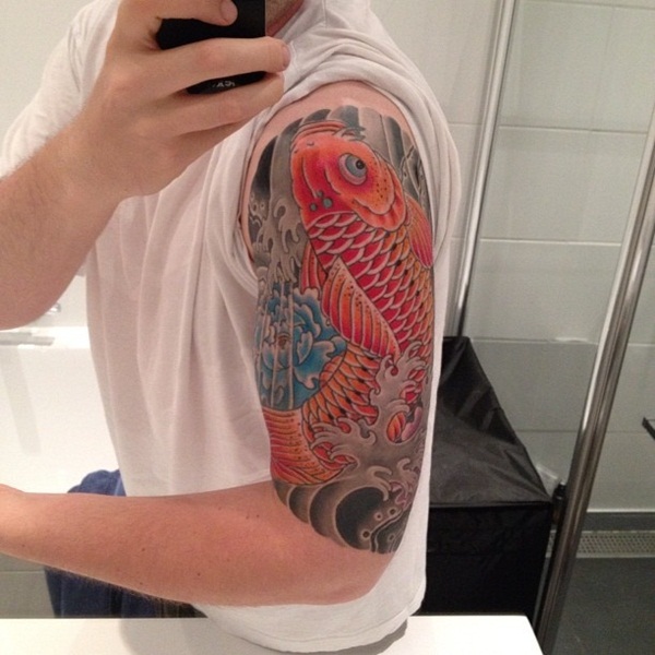 Koi tattoo meaning and Designs For Men and Women (30)
