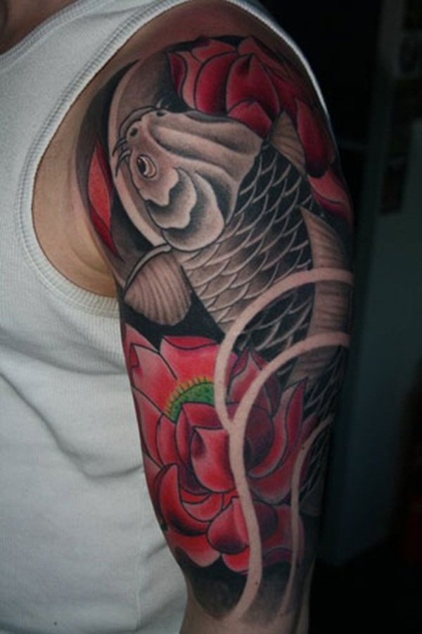 Koi tattoo meaning and Designs For Men and Women (34)