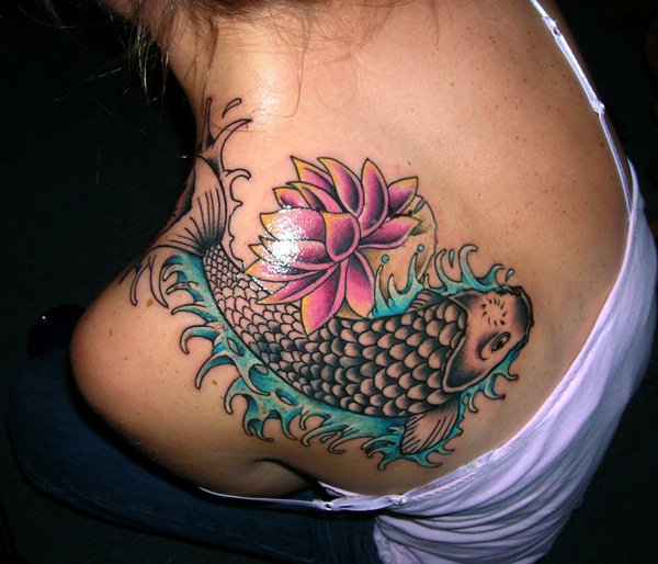 Koi tattoo meaning and Designs For Men and Women (37)