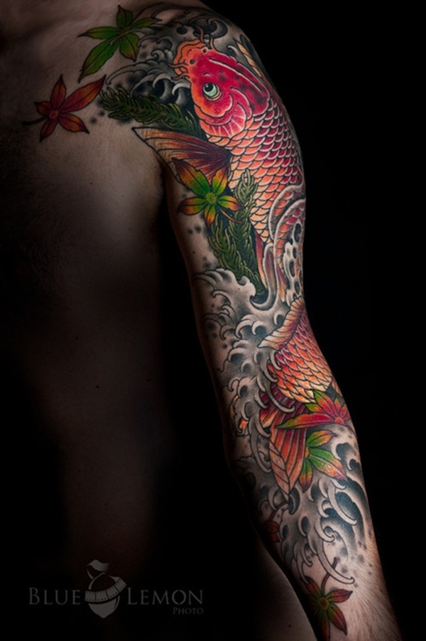 Koi tattoo meaning and Designs For Men and Women (5)