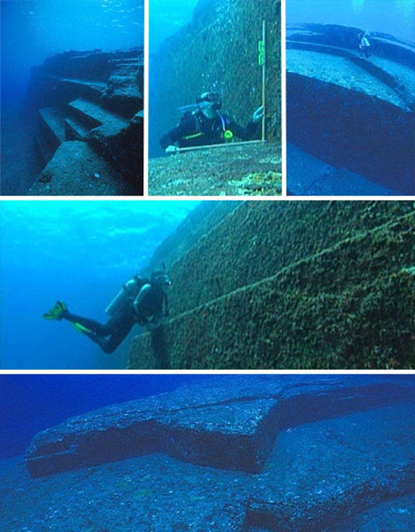 Underwater ruins in Japan