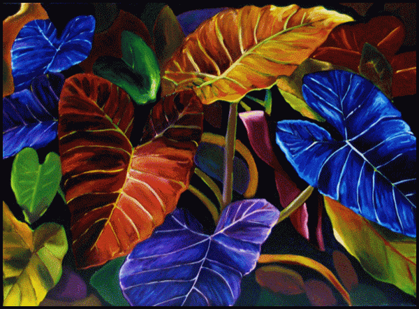 Examples Of Leaf Painting (1)