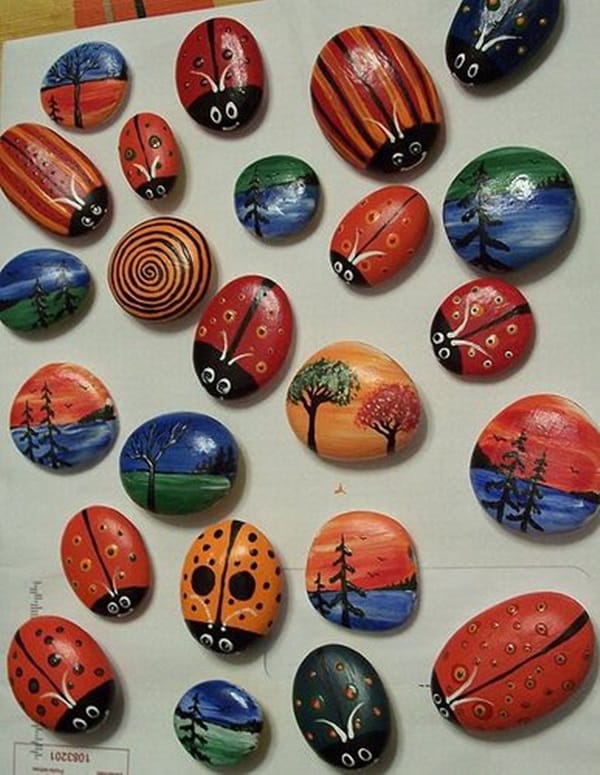 Pictures of painted rocks (14)