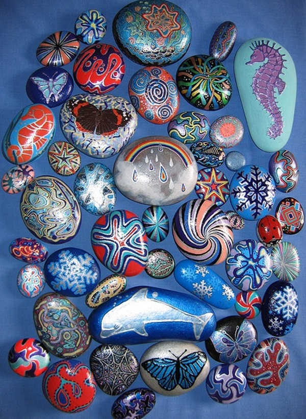 Pictures of painted rocks (20)