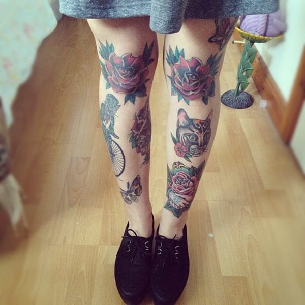 Amazing knee tattoo Design Ideas (27)