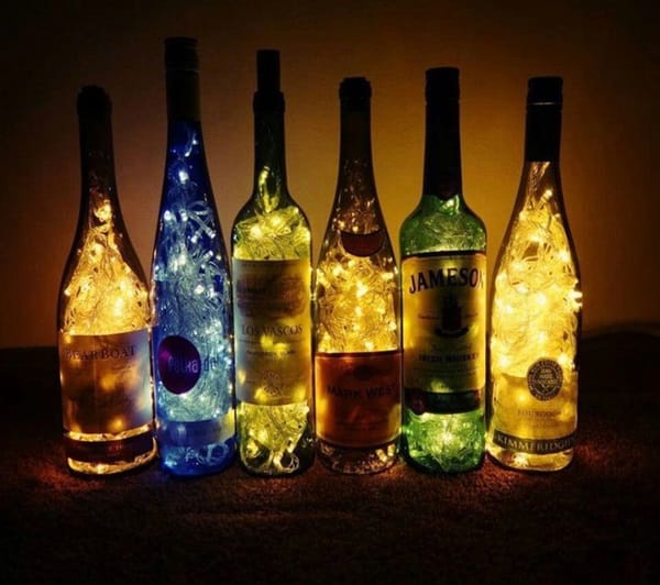 Beautiful Wine Bottle lamps  (11)