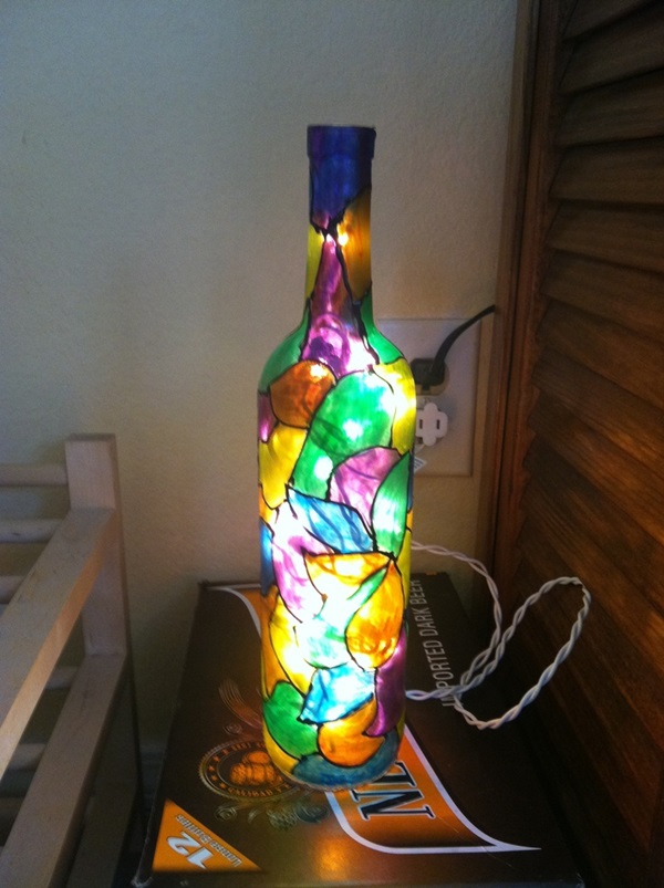 Beautiful Wine Bottle lamps  (17)