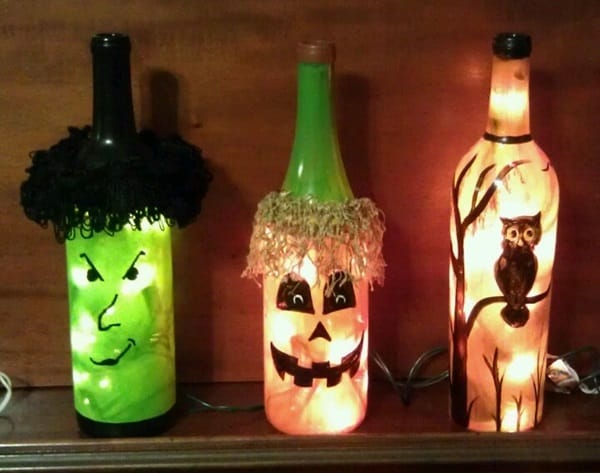 Beautiful Wine Bottle lamps  (30)