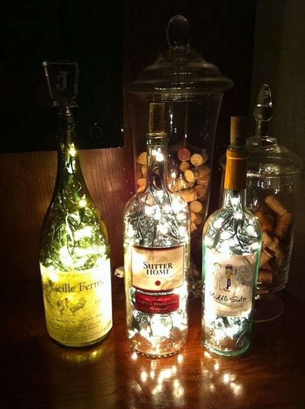 Beautiful Wine Bottle lamps  (32)