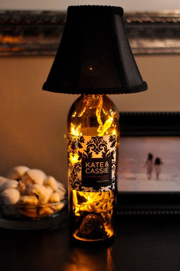 Beautiful Wine Bottle lamps  (34)