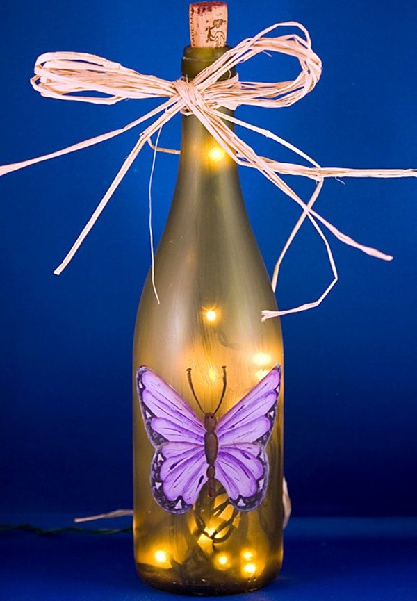 Beautiful Wine Bottle lamps  (42)