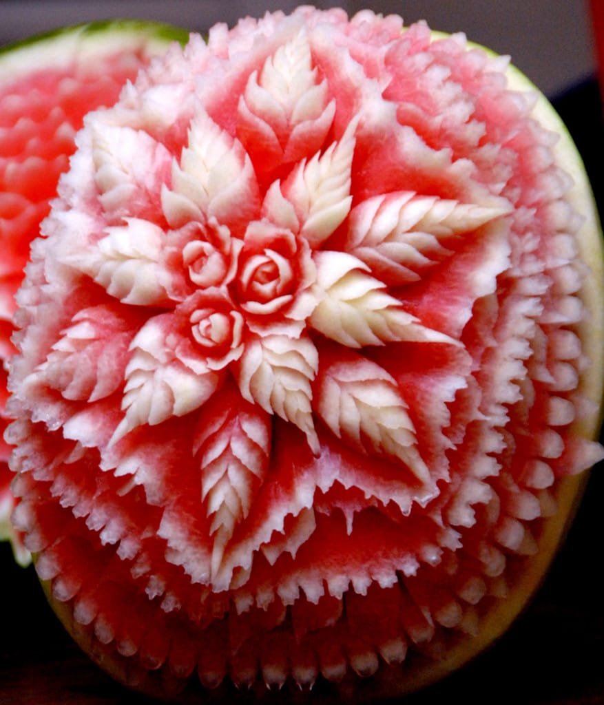 fruit vegetable carving 3