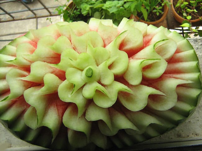 fruit vegetable carving 5