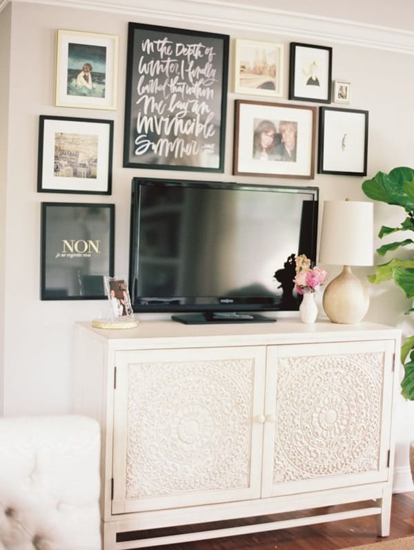 Ways to Decorate the TV wall (13)