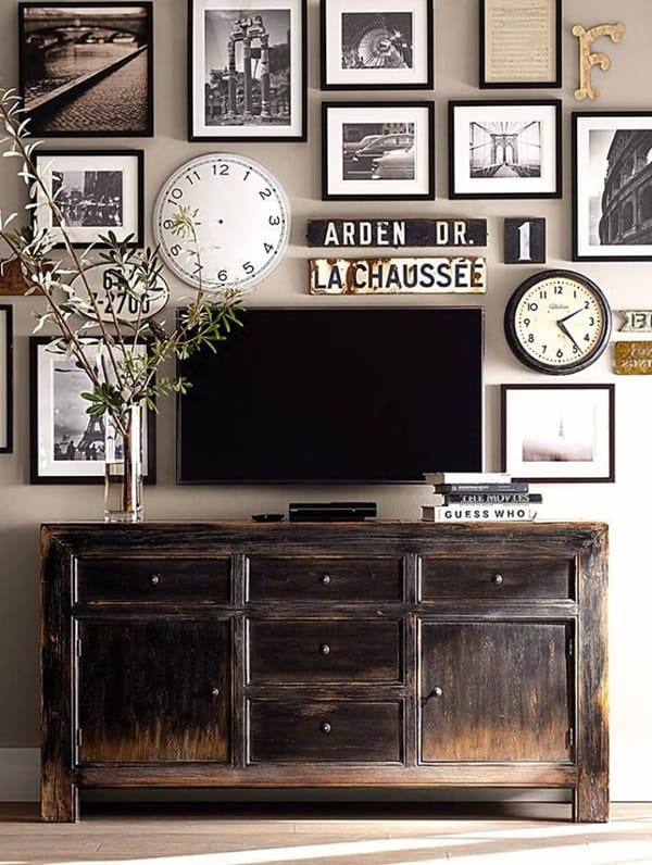 Ways to Decorate the TV wall (17)