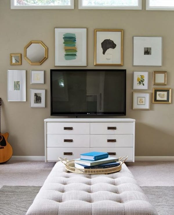 Ways to Decorate the TV wall (27)