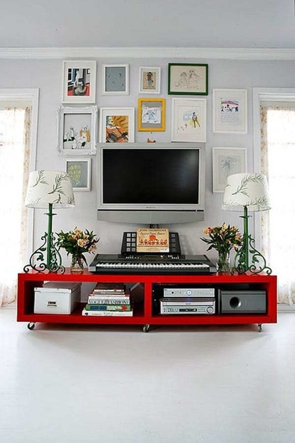 Ways to Decorate the TV wall (28)