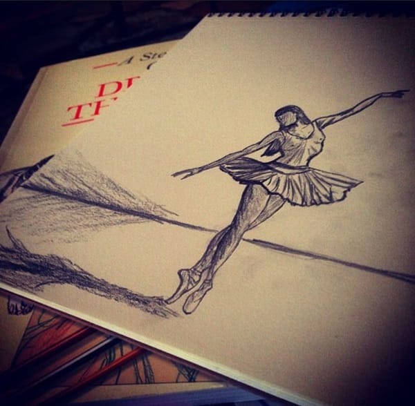 Stunning Ballerina drawings and sketches (13)