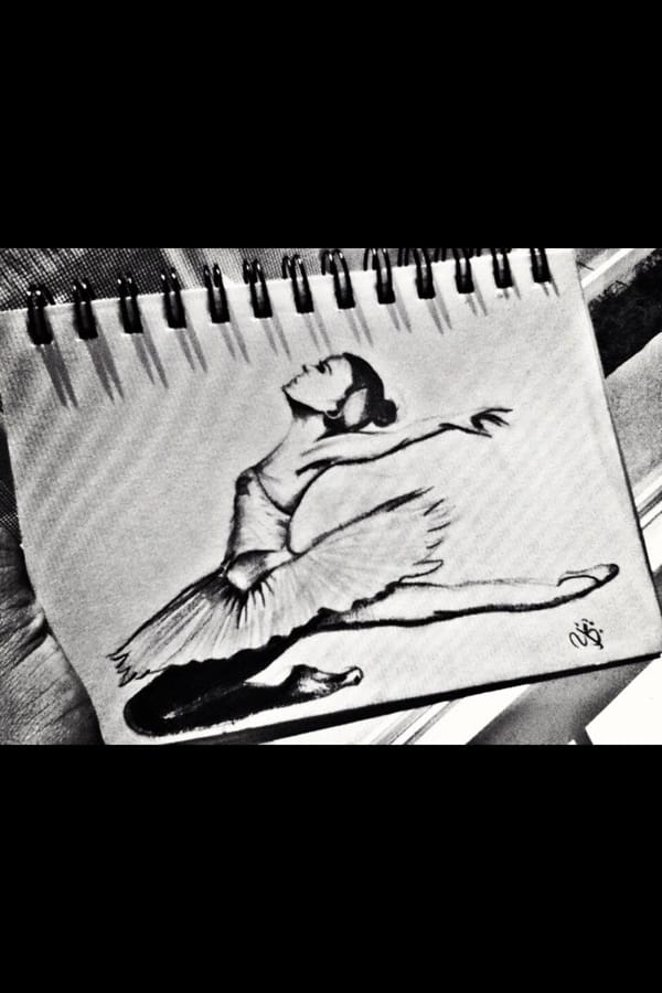 Stunning Ballerina drawings and sketches (18)