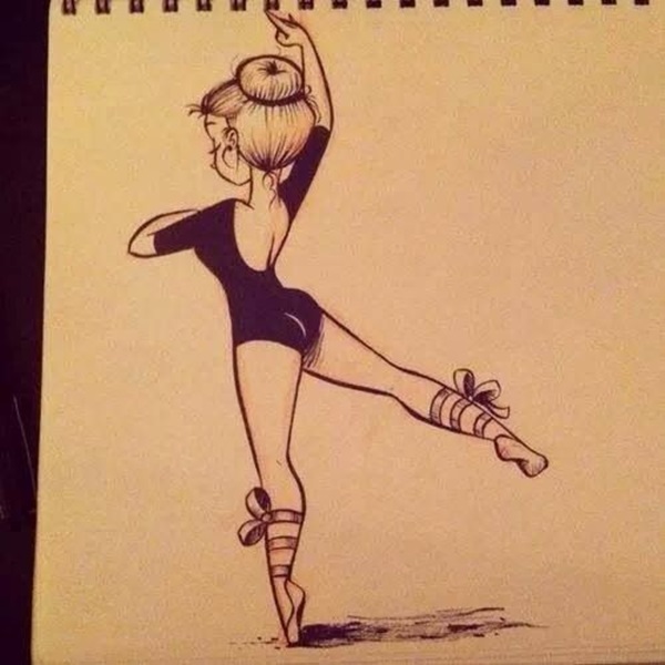 Stunning Ballerina drawings and sketches (2)