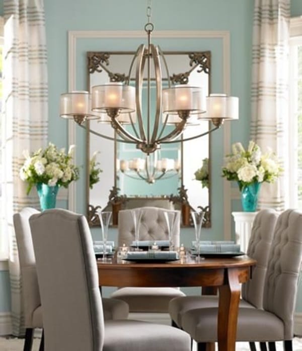 Tasteful Dining Room Lighting  (1)