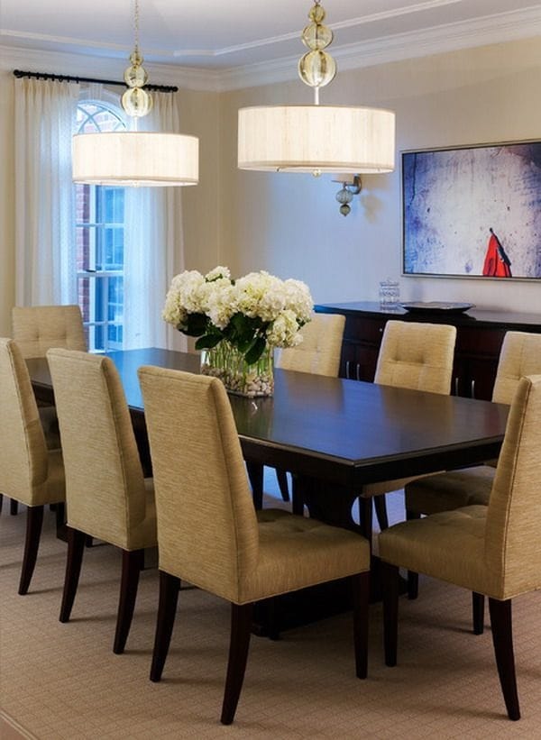 Tasteful Dining Room Lighting  (14)