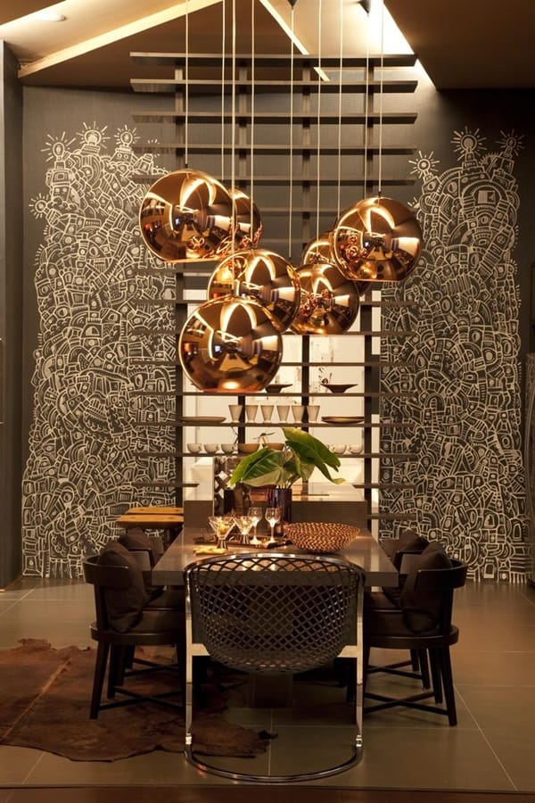 Tasteful Dining Room Lighting  (27)