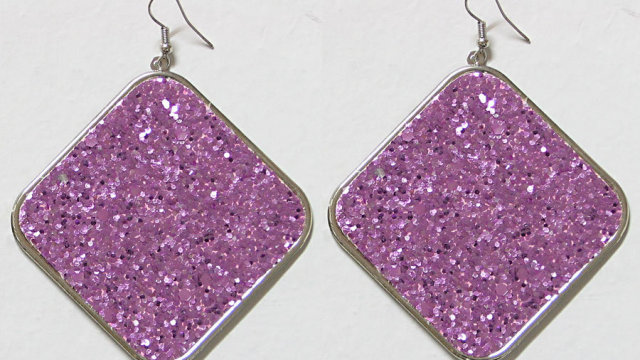 old earrings glitter 1