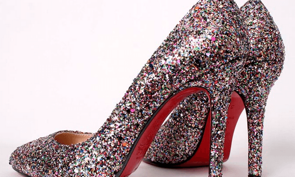 old shoes glitter  7