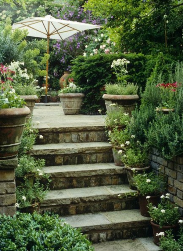 Cool Garden Stair Ideas For Inspiration (1)