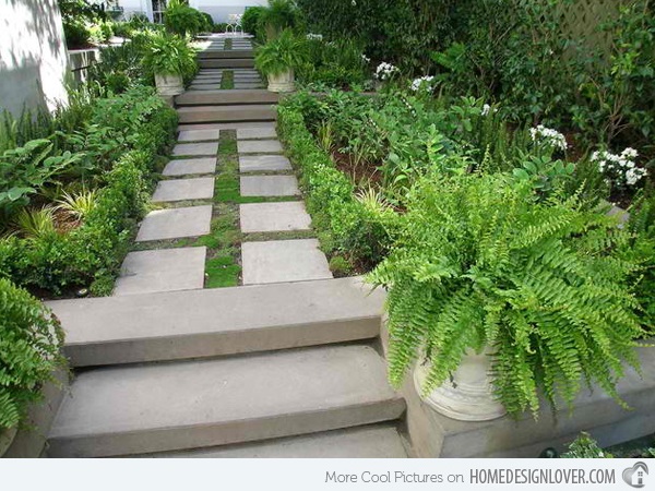 Cool Garden Stair Ideas For Inspiration (16)