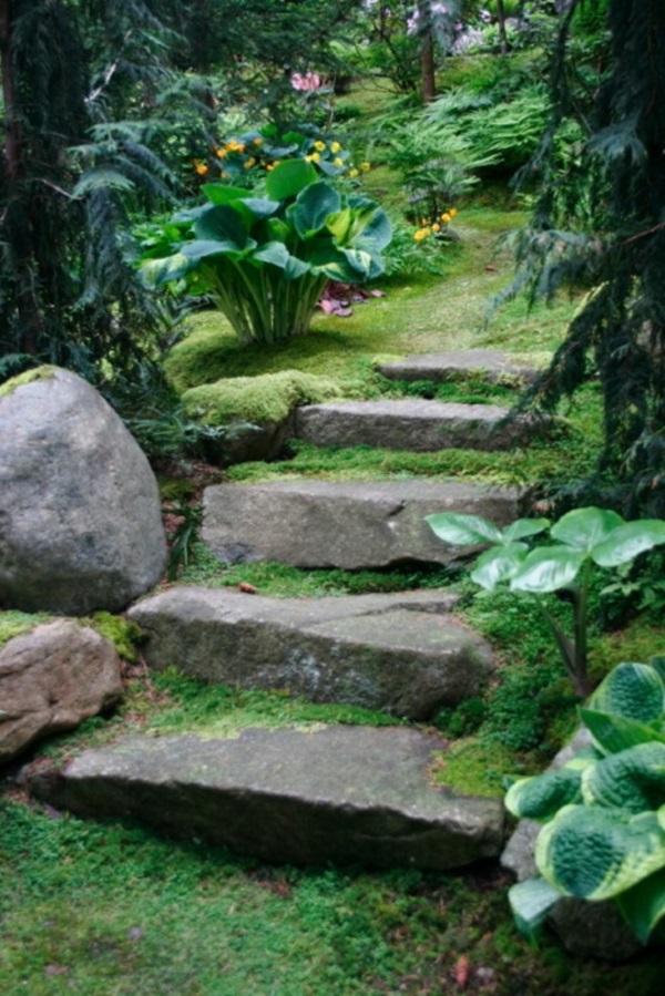 Cool Garden Stair Ideas For Inspiration (21)