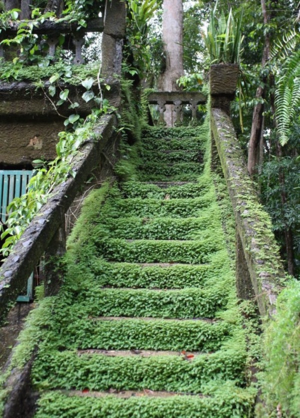 Cool Garden Stair Ideas For Inspiration (22)