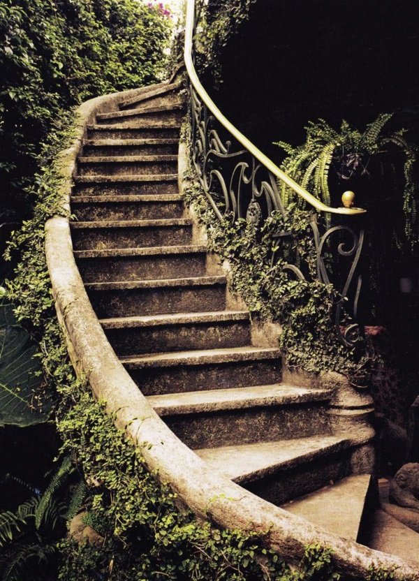 Cool Garden Stair Ideas For Inspiration (26)