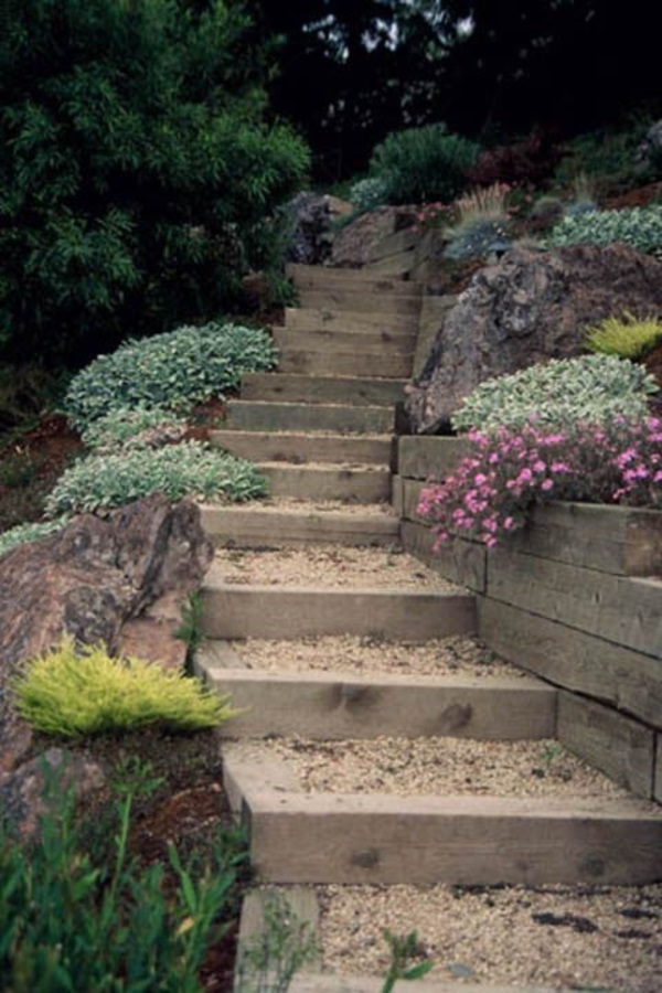 Cool Garden Stair Ideas For Inspiration (31)