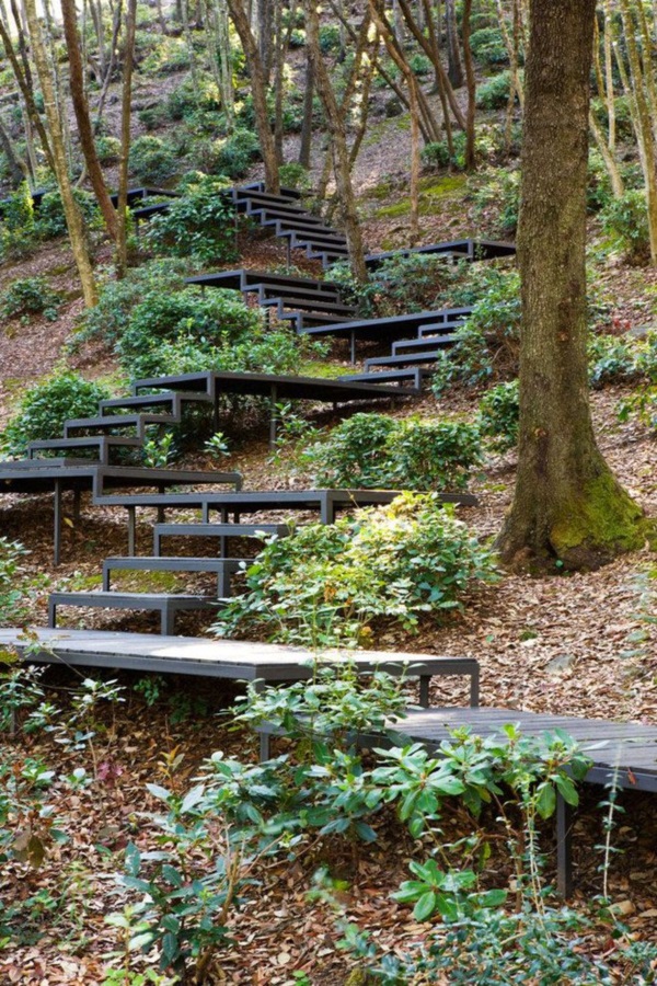 Cool Garden Stair Ideas For Inspiration (37)